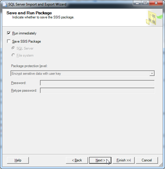 sql server management studio export to csv